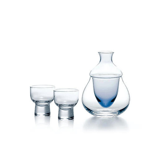 Toyo Sasaki Sake Chilling Set with Jug, Ice Container, and Cups