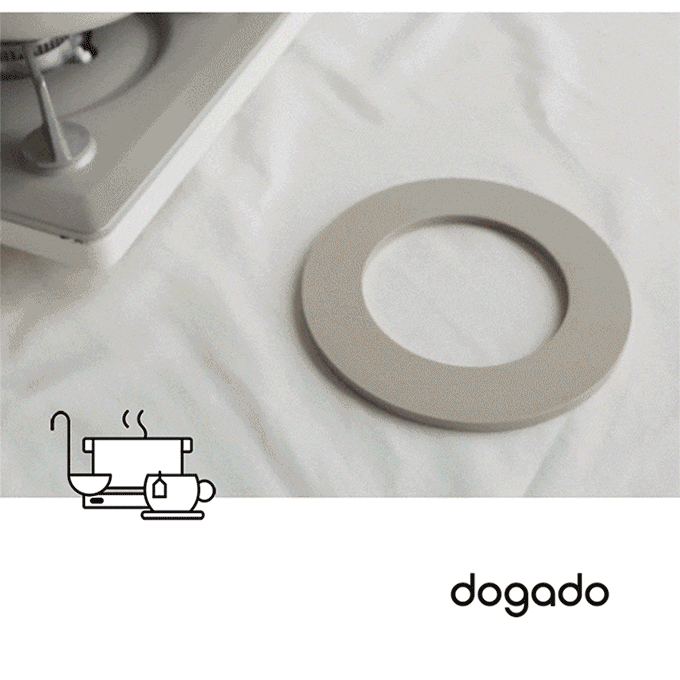 Dogado Silicone Tea Coaster & Table Mat 2 in 1: how it works.