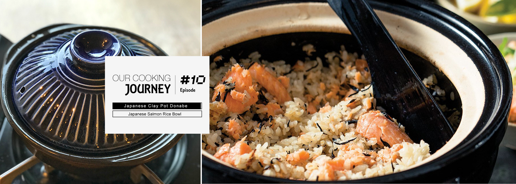 Recipe: Japanese Salmon Rice Bowl with Vegetables using Donabe Japanese Clay Pot