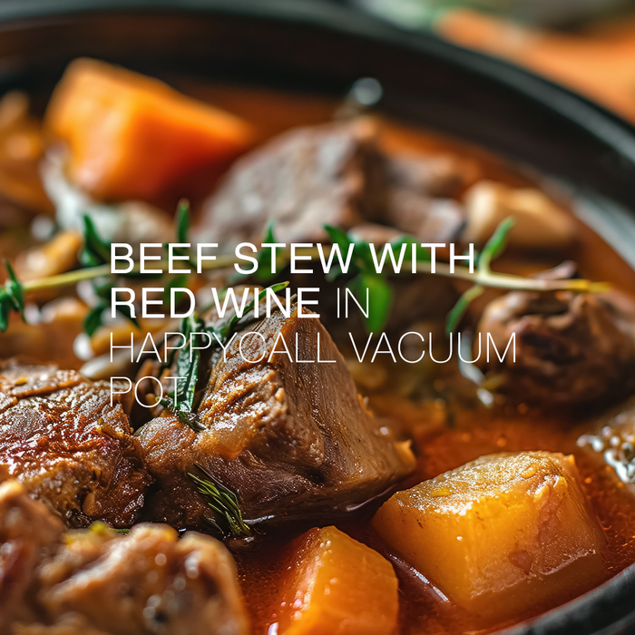 Recipe: Beef Stew with Red Wine in Happycall Vacuum Pot