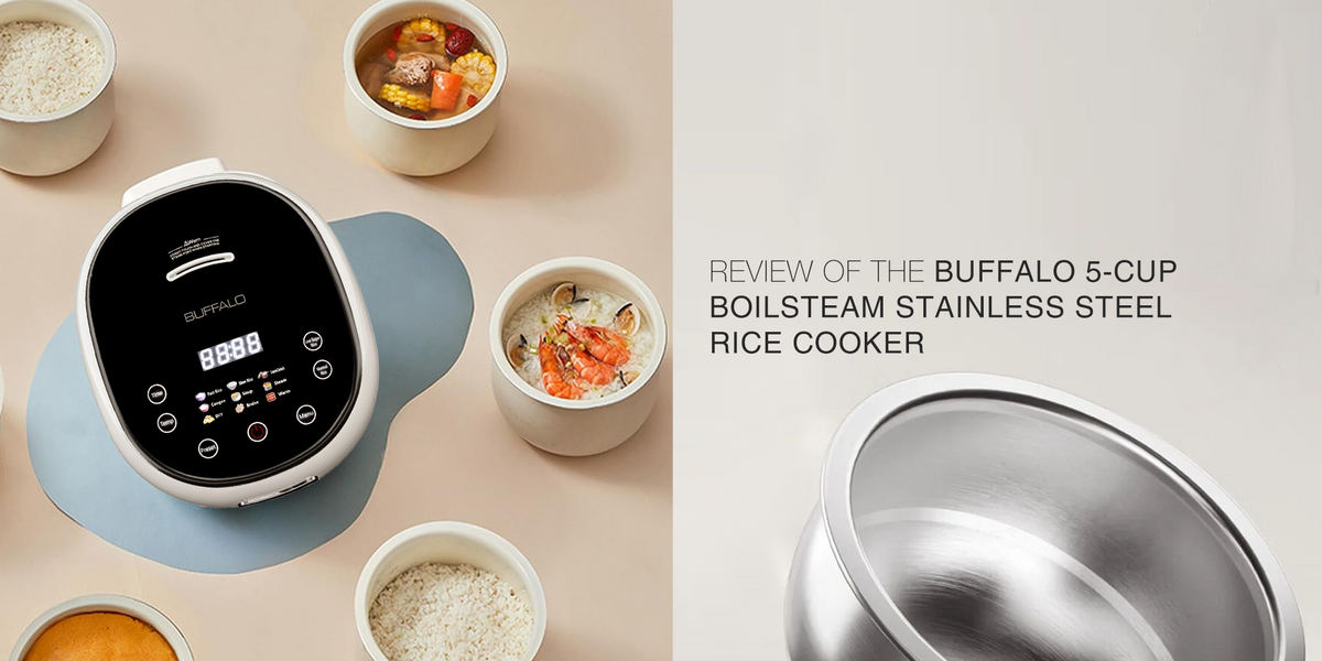 Review of the Buffalo 5-Cup BoilSteam Stainless Steel Rice Cooker — My ...