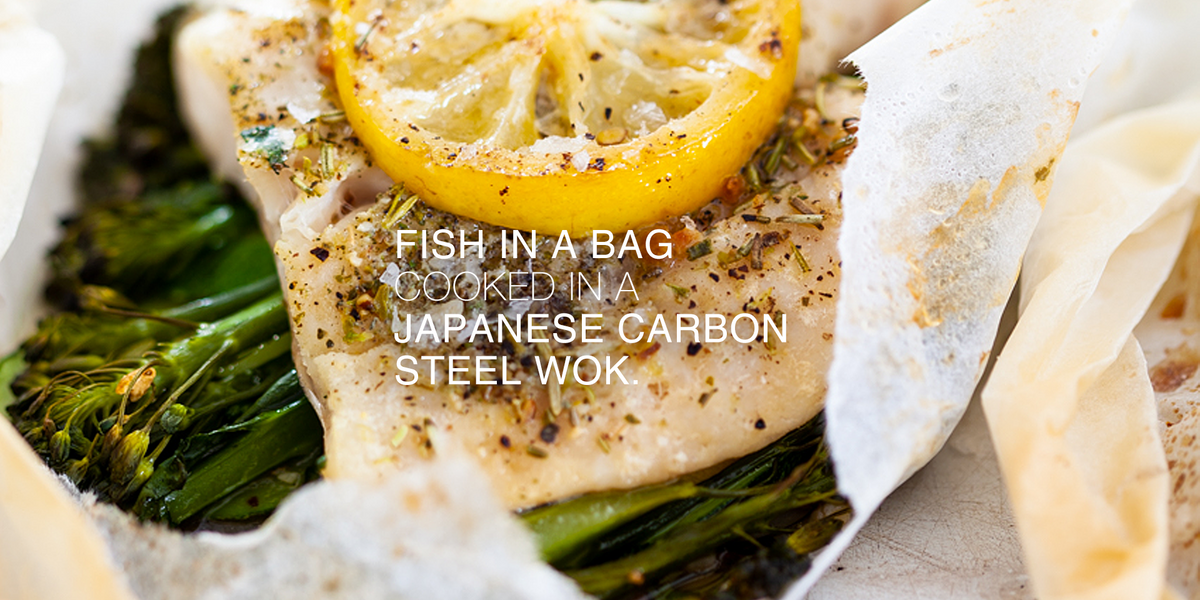 Recipe: Fish in Foil Packets with Lemon, Butter & Veggies in a Japanes