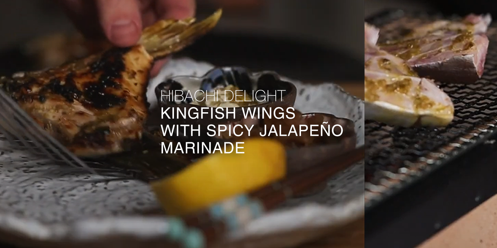 Hibachi Delight: Kingfish Wings with Spicy Jalapeño Marinade