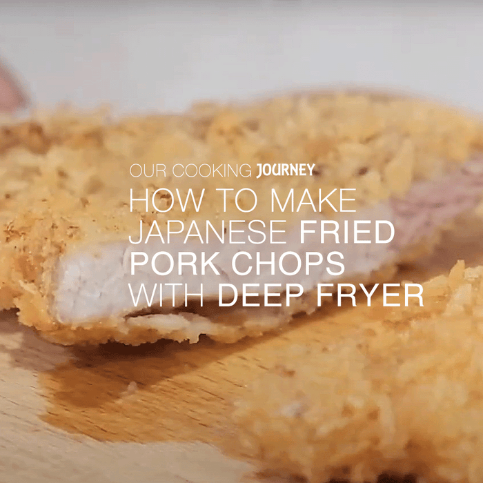 Recipe: Tonkatsu - Japanese Fried Pork Chops using Deep Fryer