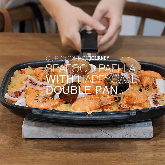 Recipe: Paella using Happycall Double Pan