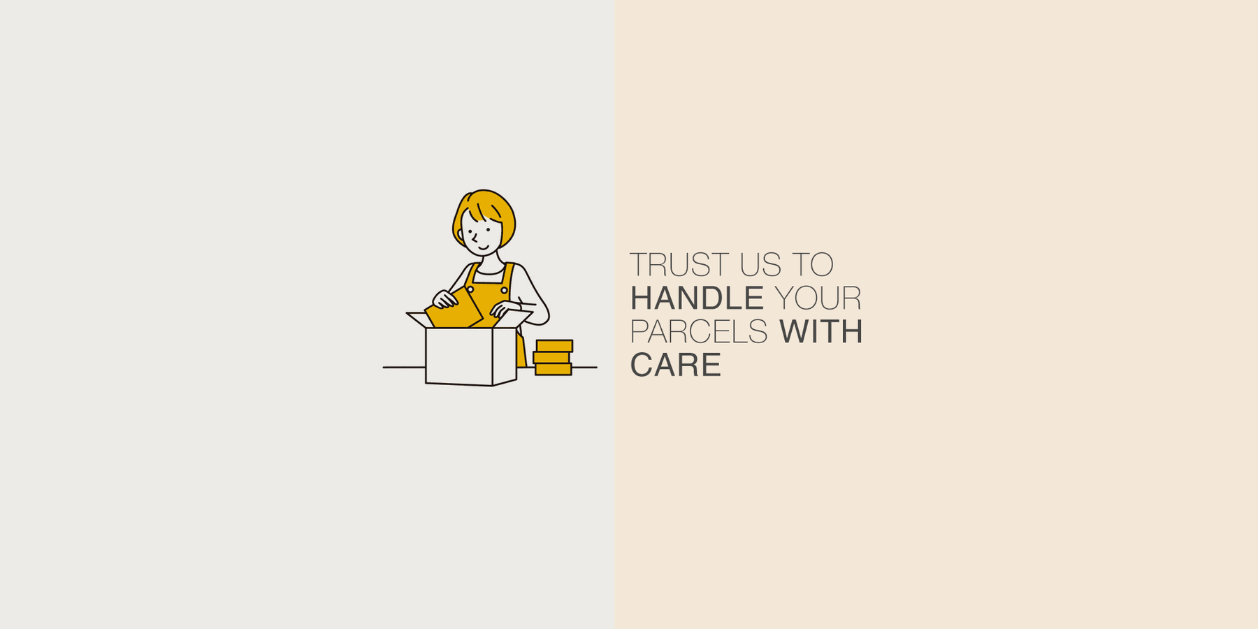 Trust us to handle your parcels with care