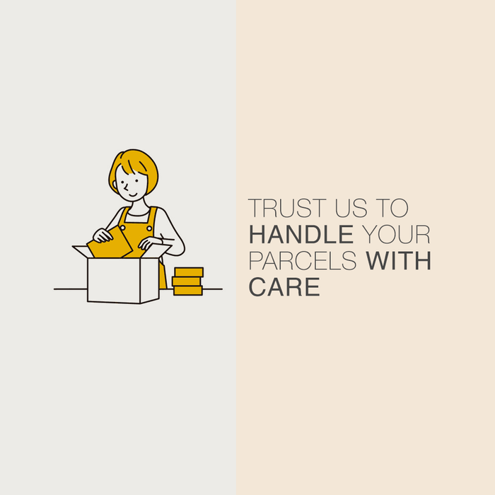 Trust us to handle your parcels with care