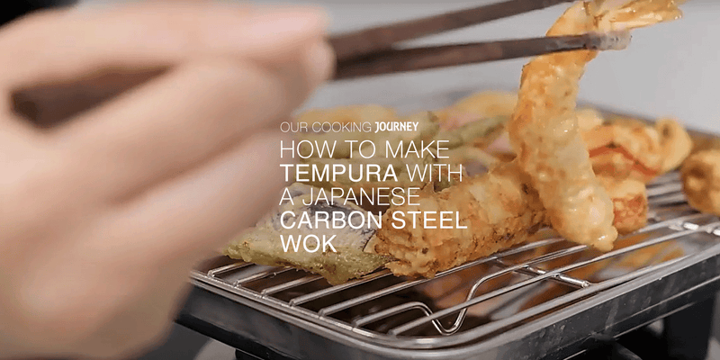 How to Make Tempura in a Carbon Steel Wok