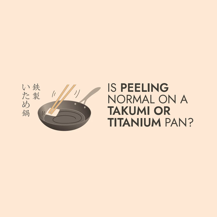 Peeling on a Takumi or Pure Titanium Pan? Two Different Layers, Both Normal