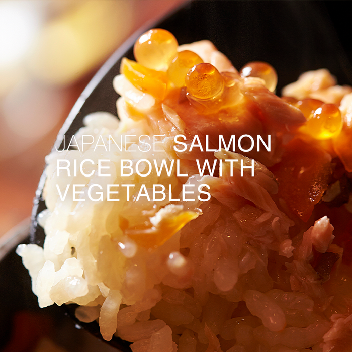 Recipe: Japanese Salmon Rice Bowl with Vegetables using Donabe Japanese Clay Pot