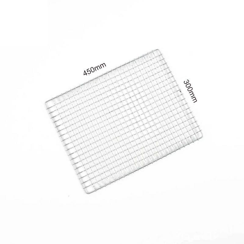 Reusable Stainless Steel Konro Grill Mesh - 45 x 30cm