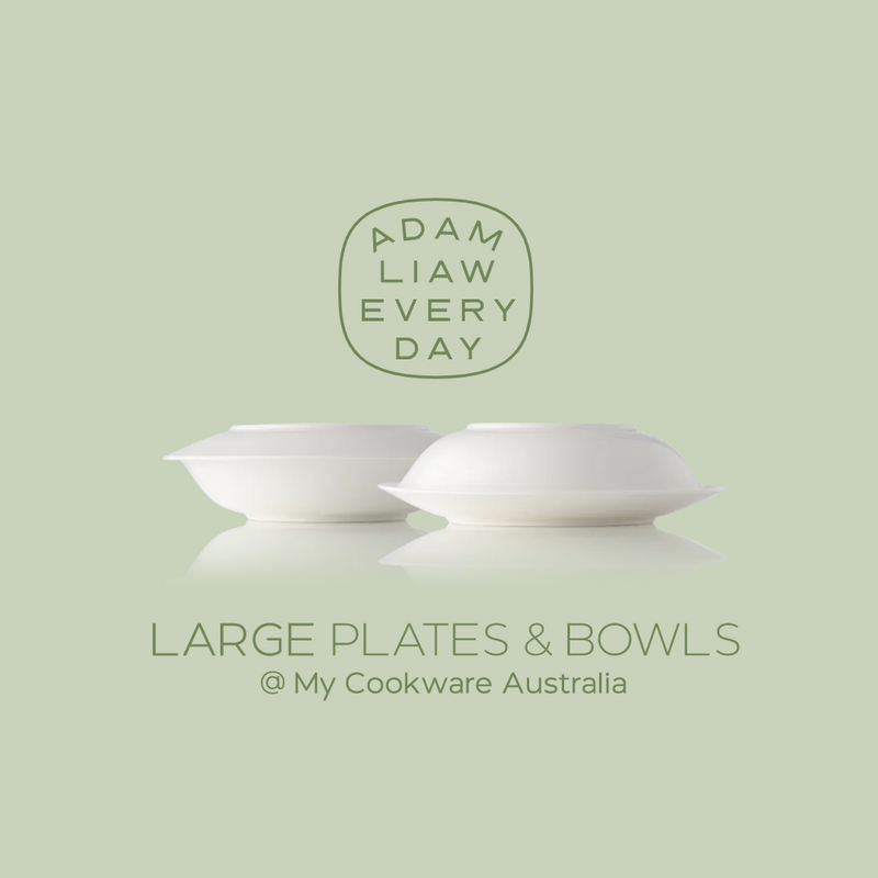 Adam Liaw Everyday Noritake Large Plate and Bowl Set of 4 - 25cm & 23cm