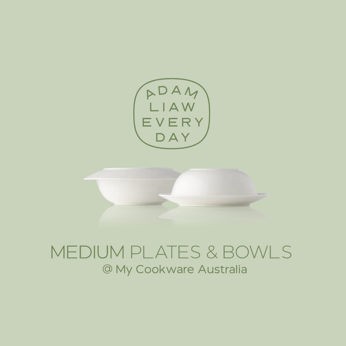 Adam Liaw Everyday Noritake Medium Plate and Bowl Set of 4 (21cm & 17cm)