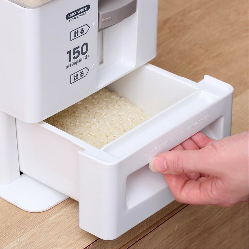 ASVEL Airtight Rice Storage and Dispenser – 12kg