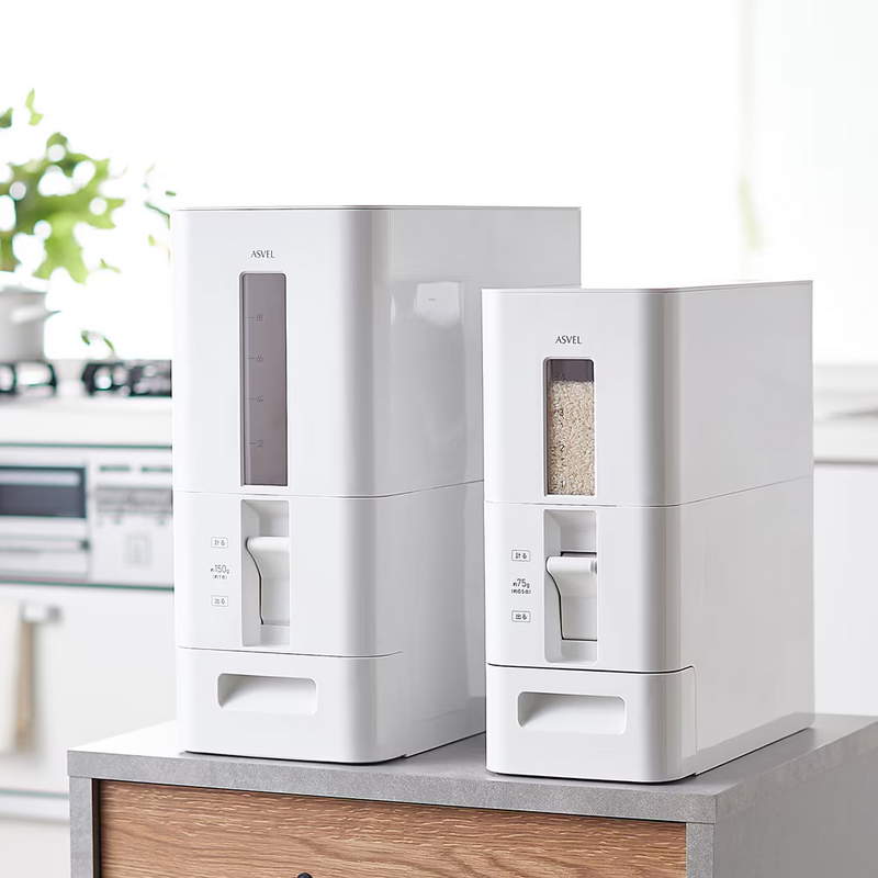 ASVEL Airtight Rice Storage and Dispenser – 12kg