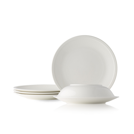 Adam Liaw Everyday Noritake Large Plate and Bowl Set of 4 (25cm & 23cm)
