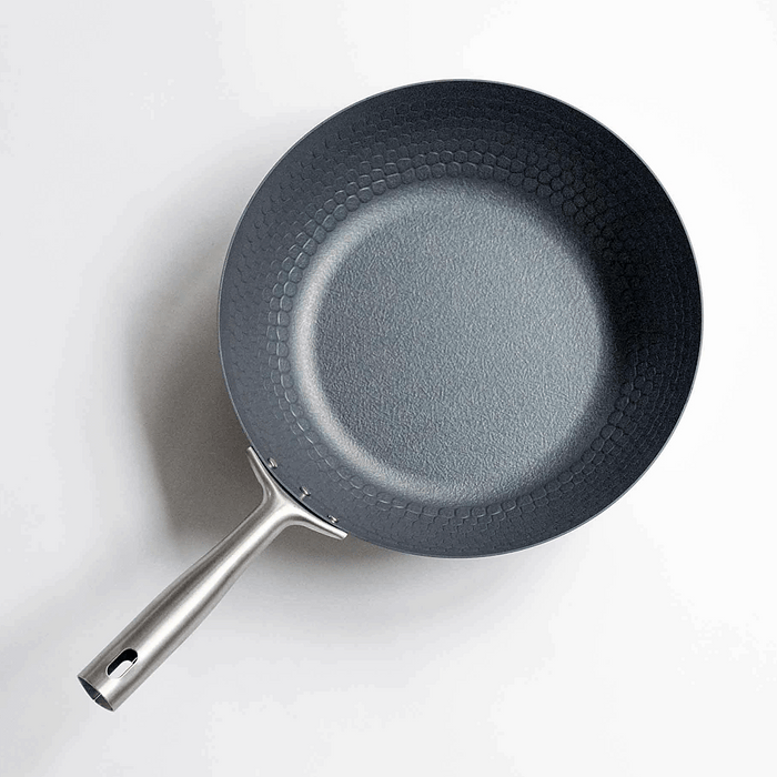 28cm Arnest Nitrided Carbon Steel Induction Wok, perfect for versatile cooking.
