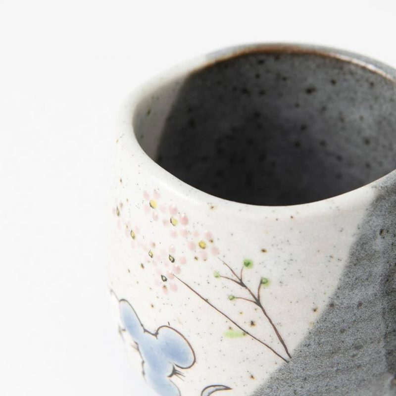 Atelier Yu Mouse In Sunny Spot Kutani Handmade Mug