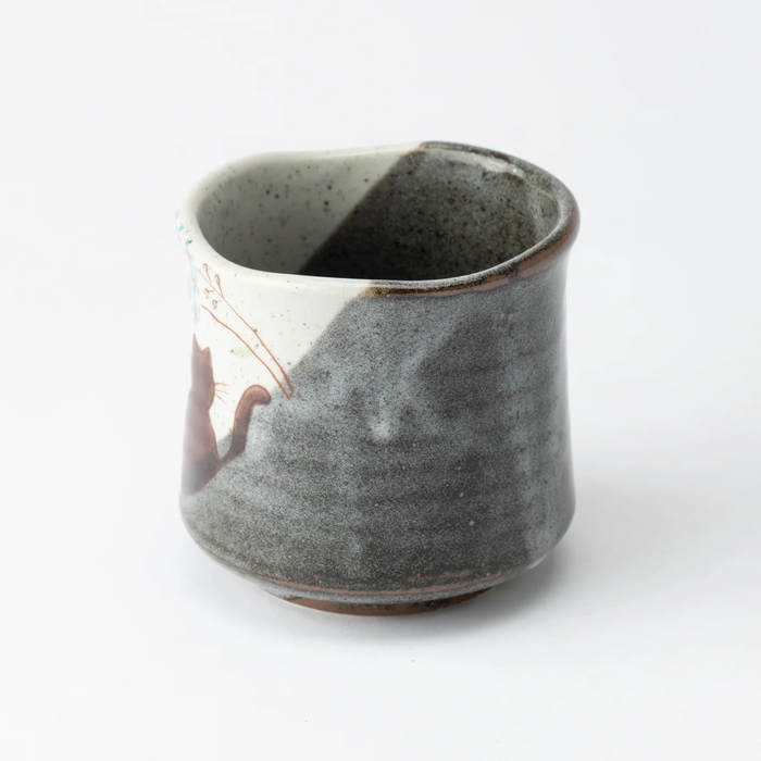 Atelier Yu Cat Kutani Handmade Teacup - Made in Japan 2