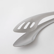 High-quality stainless steel tongs from Aux Leye, showcasing Japanese craftsmanship.