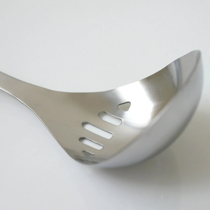Aux Leye Stainless Steel Straining Serving Spoon - 28.5cm