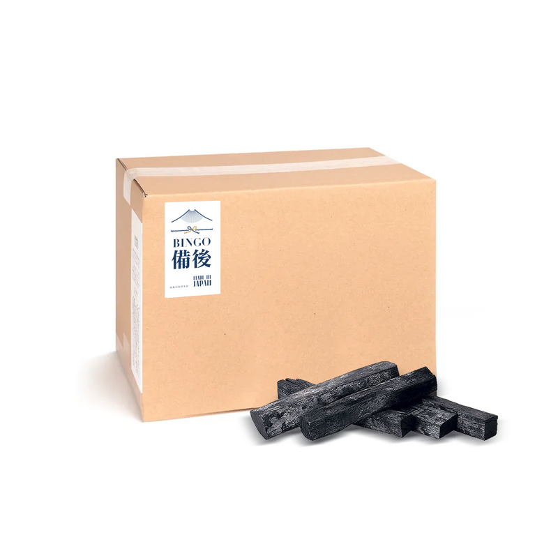 Premium Hiroshima Bingo Binchotan Japanese White Charcoal - 4kg (Quarter Cut)