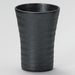 Elegant dark crystalline shochu cup, reflecting Japanese artisanship and tradition.