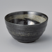 Black Glaze with White Brush Donburi Bowl (16cm) 1