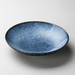 Touga Blue Cloud Stone High Dinner Plate (23cm) - Made in Japan