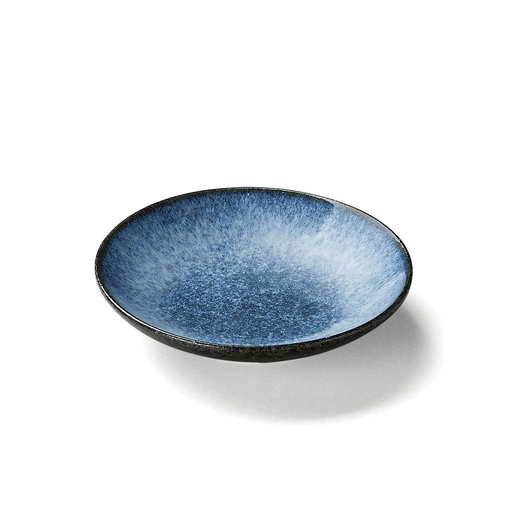 Touga Blue Cloud Stone High Dinner Plate (23cm)
