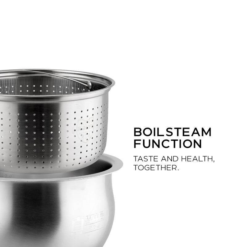 Buffalo IH Stainless Steel Rice Cooker - 5 Cups (BRC03)