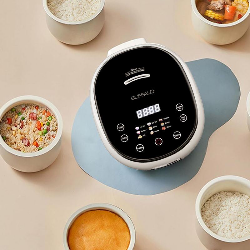 Buffalo Stainless Steel Rice Cooker - 5 Cups (BRC01)