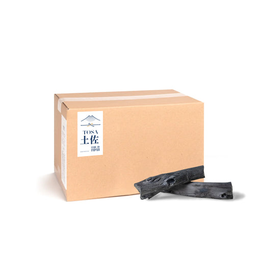 Premium Tosa binchotan Japanese white charcoal 2kg pack of long-burning Quarter Cut pieces.