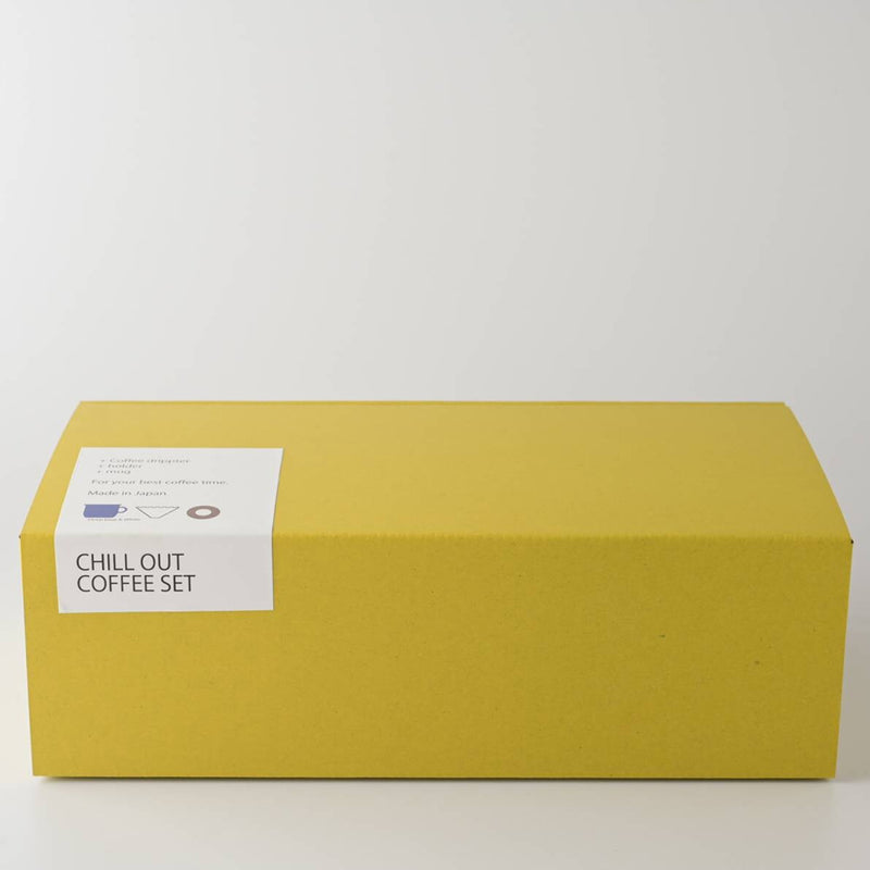 Chill Out Coffee Set gift box, front view