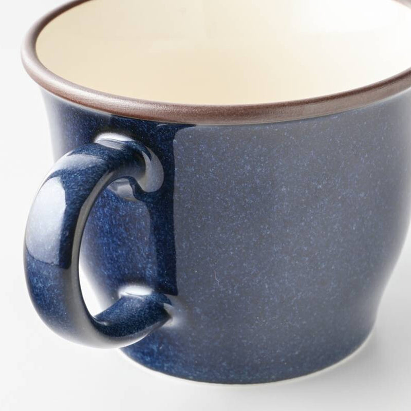 Chill Out navy mug with cream glazed interior