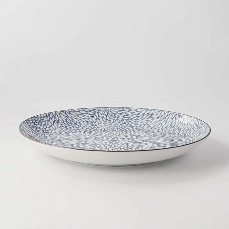 Showa Seito Chrysanthemum Dinner Plate - 25cm