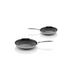 Cookcell Hybrid 2-Piece Stainless Steel Nonstick Induction Frypan Set
