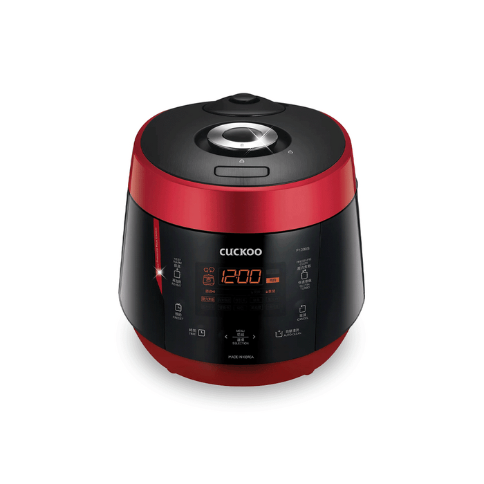 Cuckoo Pressure Rice Cooker 10 Cups CRP-P1009S - Black Red