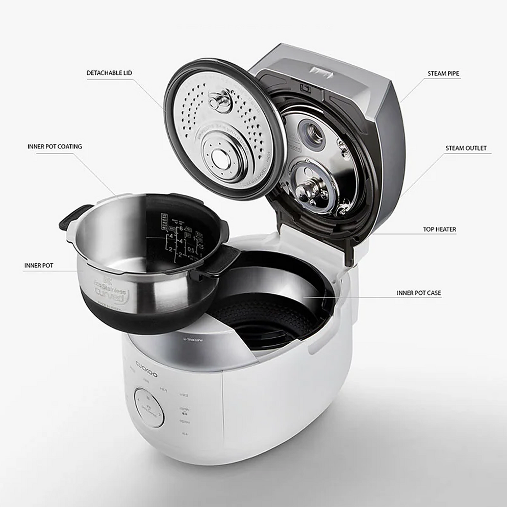 Cuckoo IH TWIN Pressure Rice Cooker 6 Cups CRPLHTR0609F AfterPay
