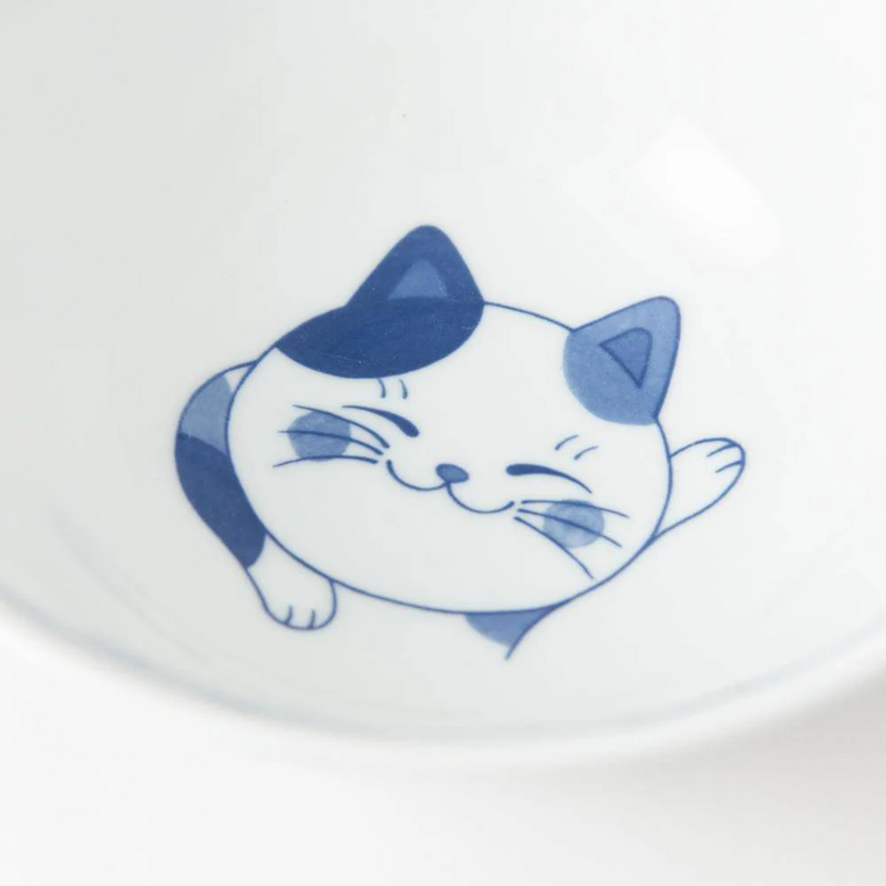 Daitoua Neko Chigura Mike Japanese Ramen Bowl - 19cm