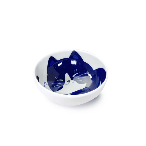 Daitoua Neko Chigura Hachiware Bowl (12cm)