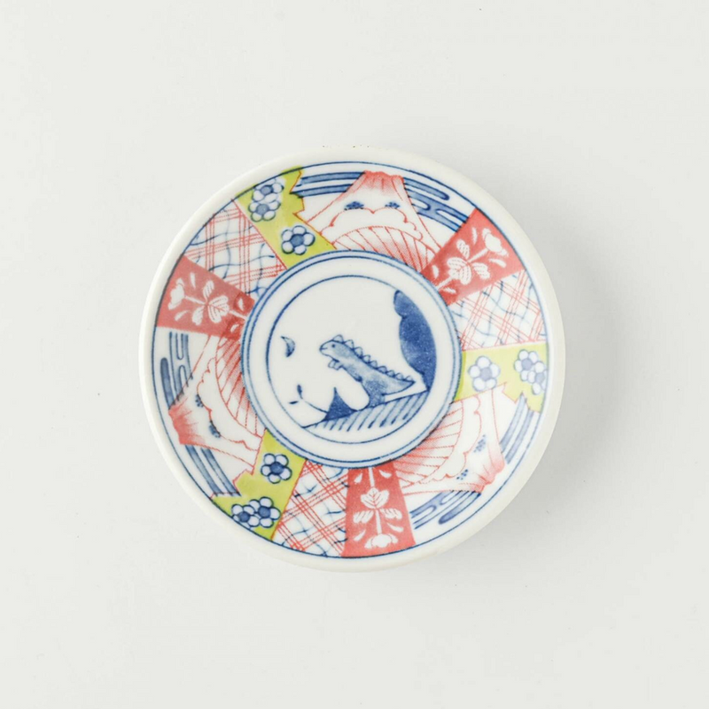 Edokko Dinosaur Asahiryu Mini Plate - 9cm