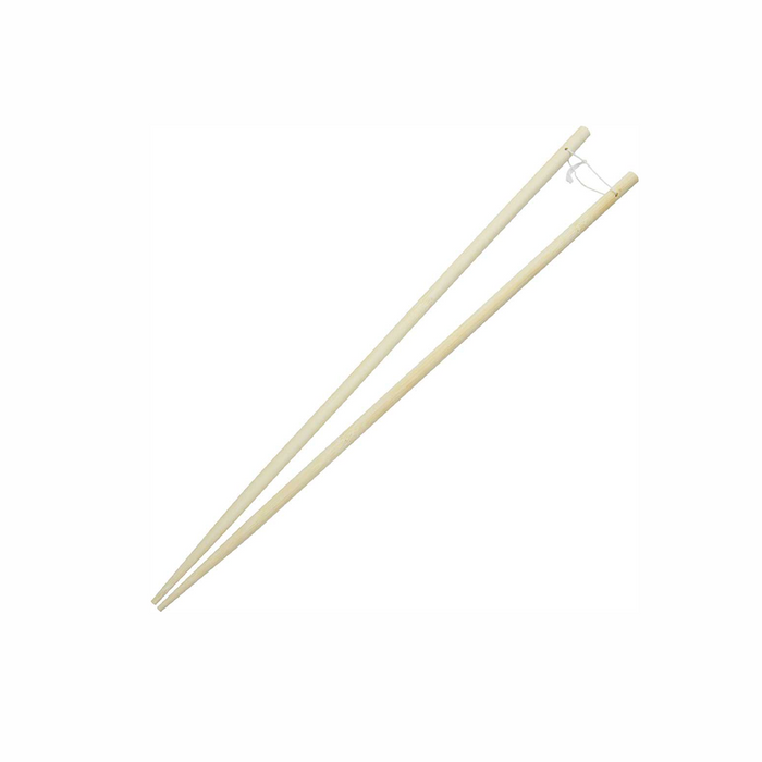  close-up of the Freiz eco-friendly bamboo cooking chopsticks, showcasing their natural bamboo material. The chopsticks feature a minimalistic, lightweight design, perfect for cooking or stirring ingredients in hot pots or pans.