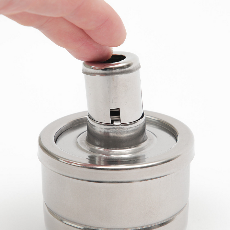 Close-up of Freiz Stainless Steel Oil Basting Brush with detailed bristles and stainless steel handle.
