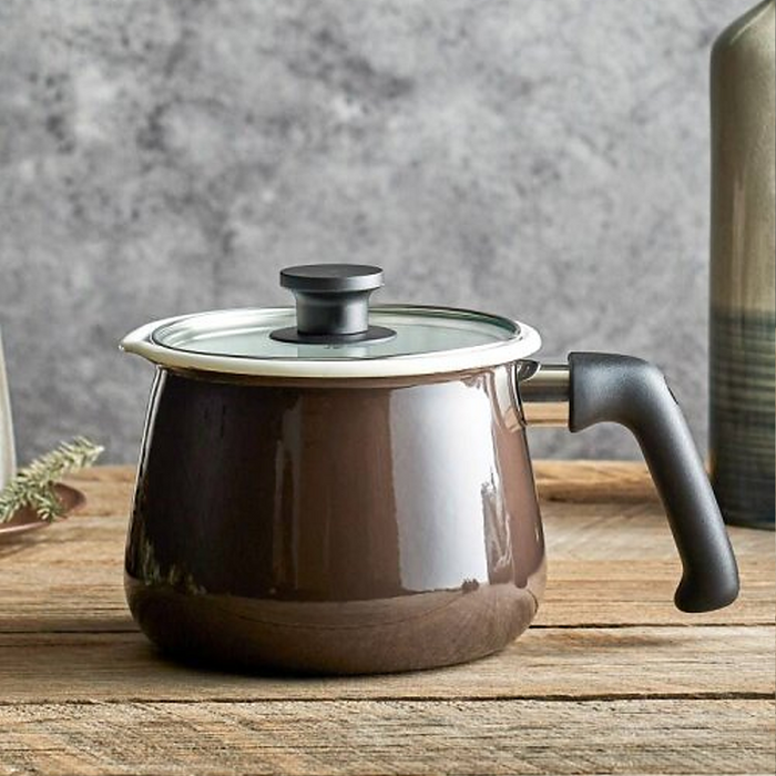 Freiz Rinto Enamel Induction Multipot with Lid (2.2L) - Brown 2