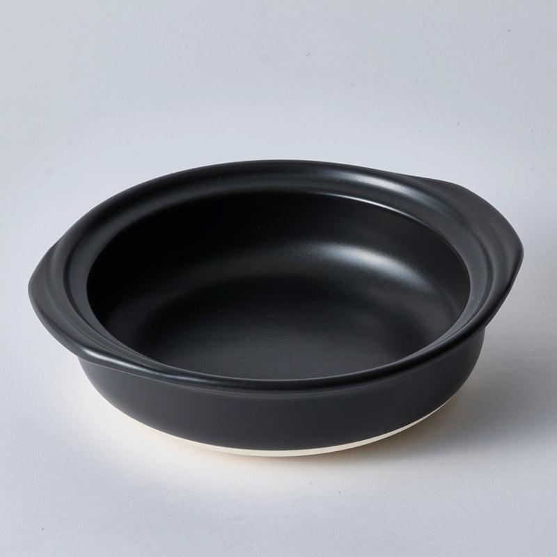 Ginpo Kikka Donabe Japanese Clay Pot - 28cm (Size 9) - Blue