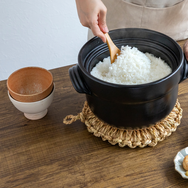 Iga-yaki Goemon Donabe Rice Pot - 6 Cups