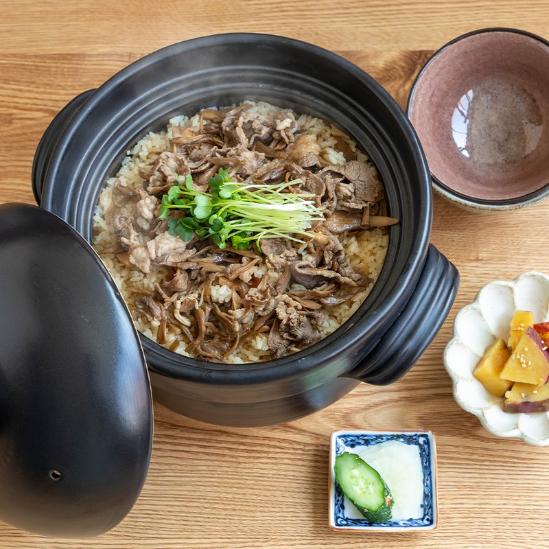 Iga-yaki Goemon Donabe Rice Pot - 6 Cups