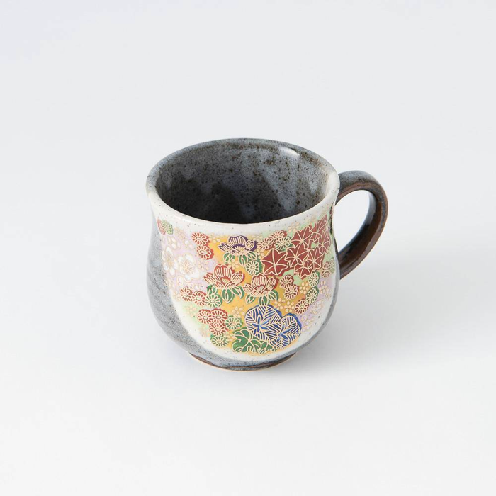 Hanazume Four Seasons Kutani Handmade Mug - Made in Japan 3
