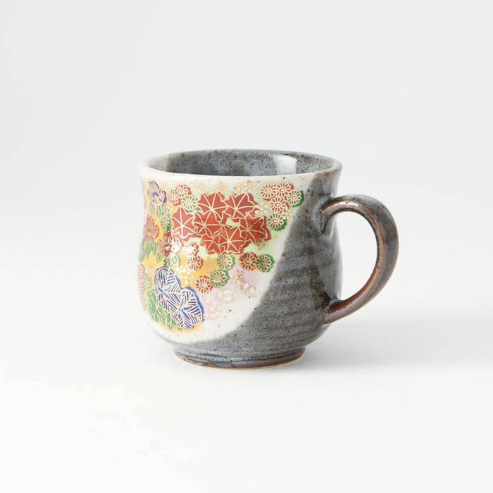 Hanazume Four Seasons Kutani Handmade Mug - Made in Japan 2